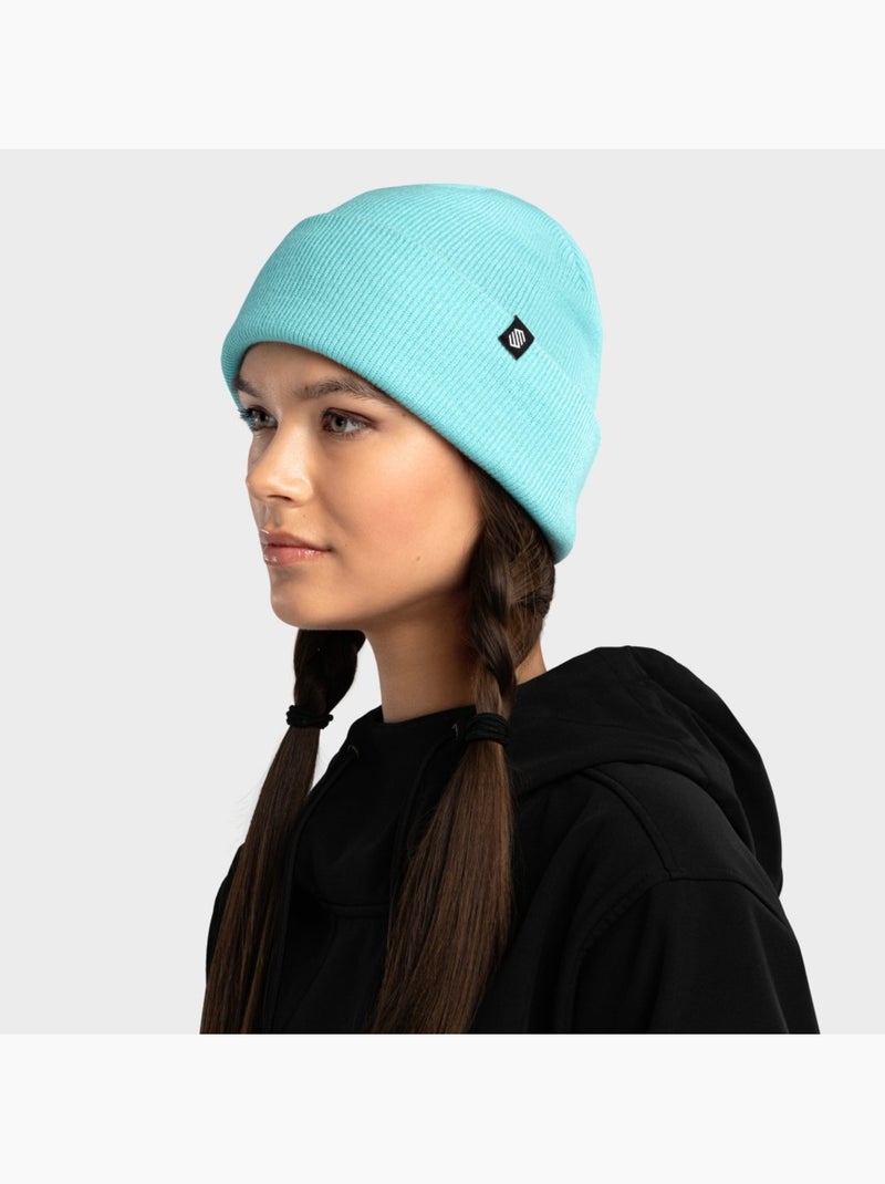 Bonnet hiver sports d'hiver homme et femme snowflake Turquoise - Kiabi