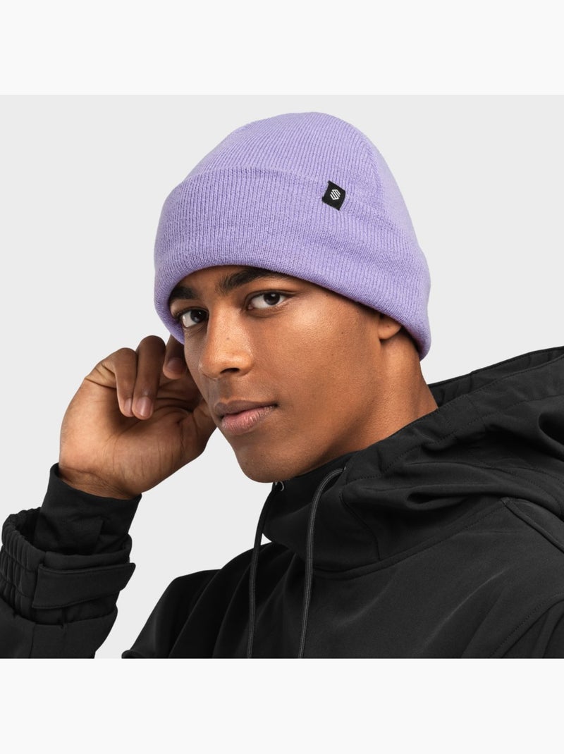 Bonnet hiver sports d'hiver homme et femme snowflake violet Lavande - Kiabi