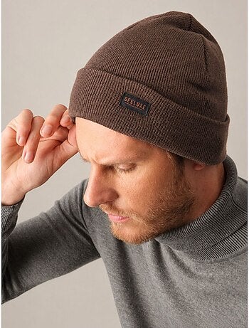 Bonnet homme maille douce 'Deeluxe'