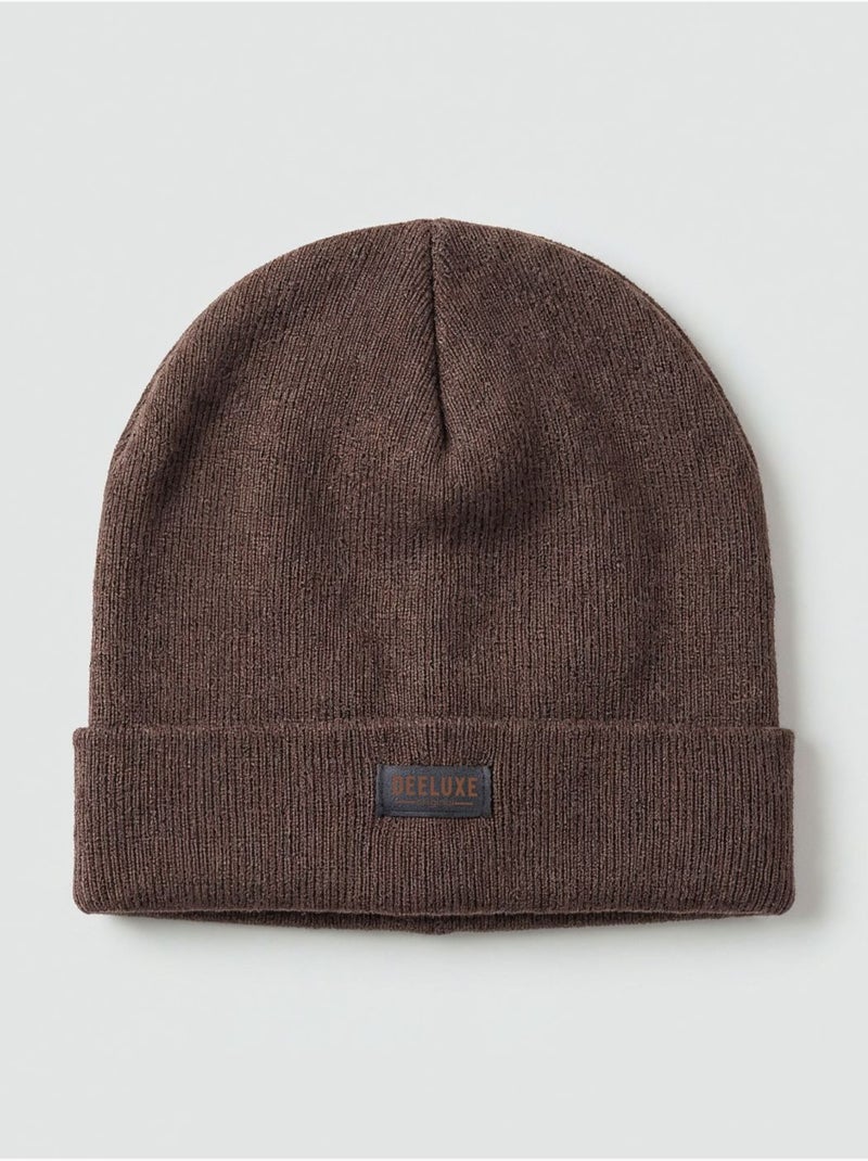 Bonnet homme maille douce 'Deeluxe' Marron foncé - Kiabi