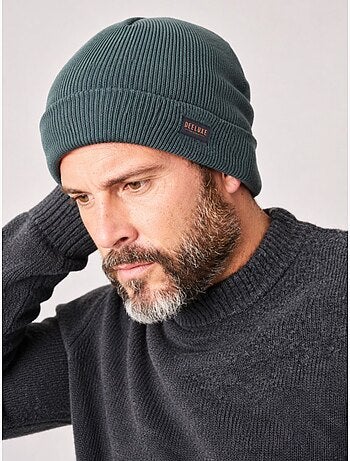 Bonnet homme maille douce 'Deeluxe'