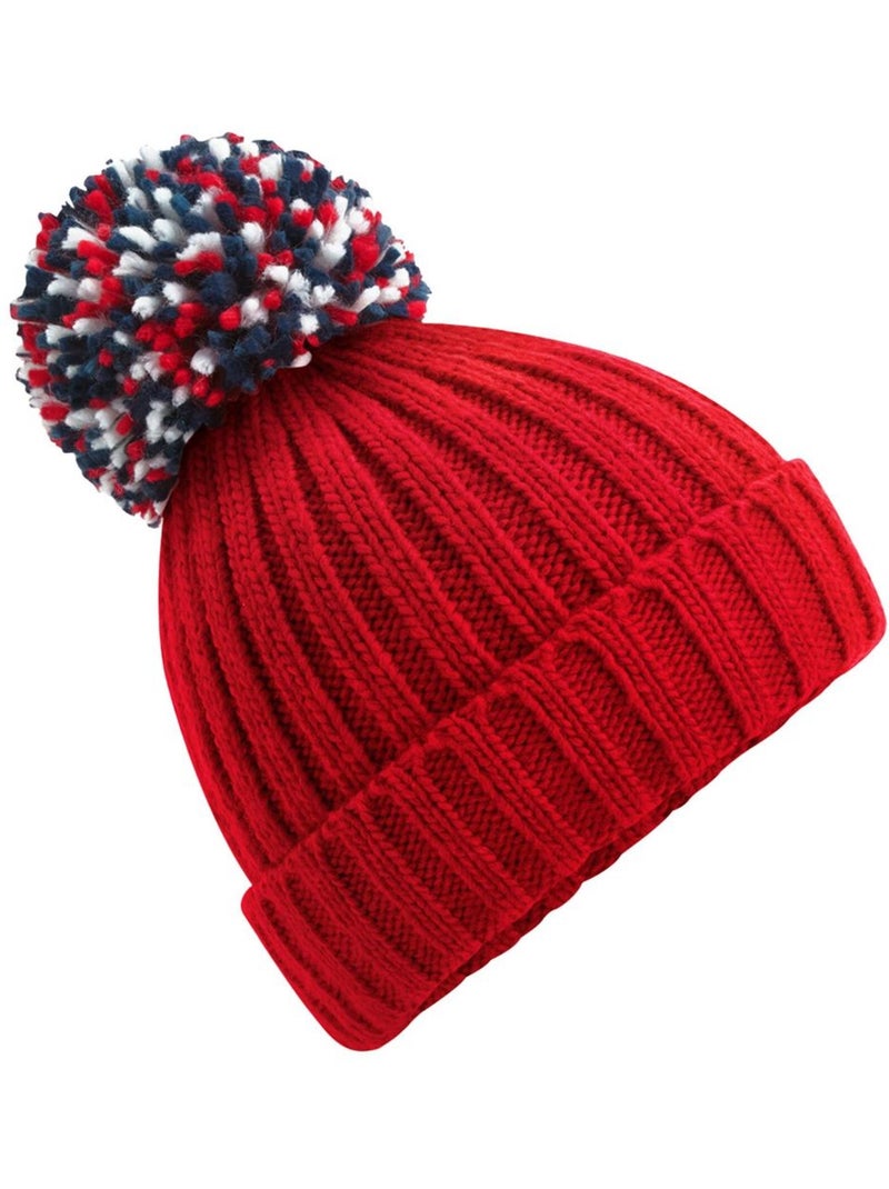 Bonnet hygge unisexe pour adultes - beechfield Rouge - Kiabi