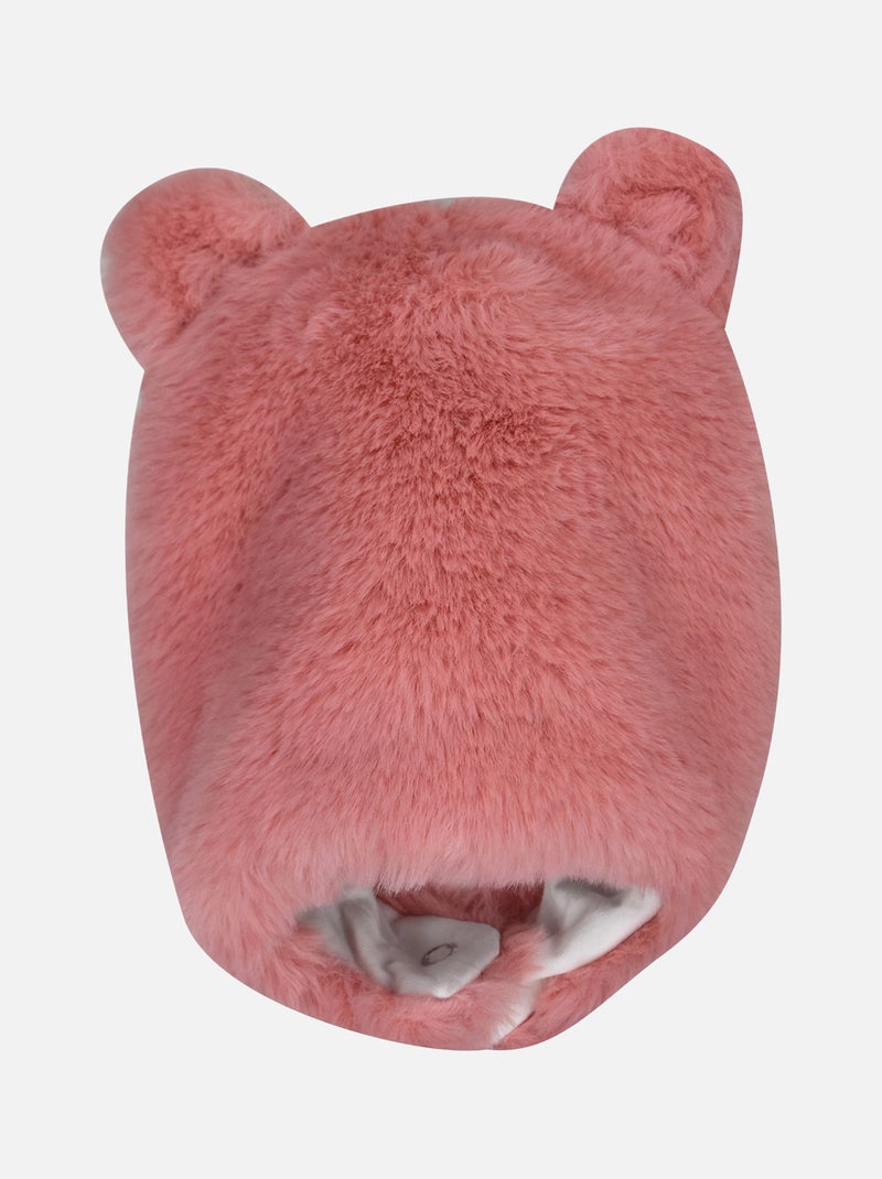 BONNET IDEN MAILLE BEBE Rose - Kiabi