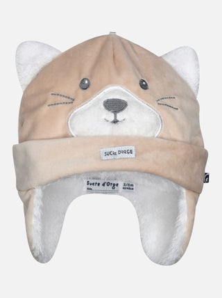 BONNET IKEY VELOURS DOUX BEBE