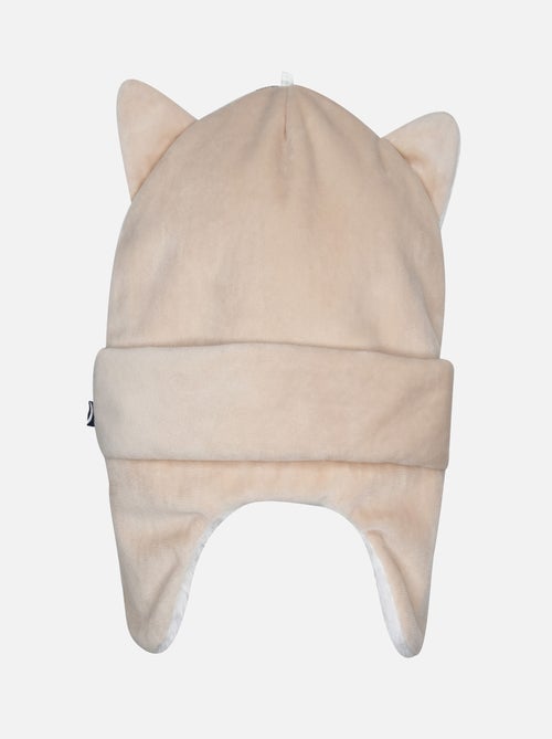 BONNET IKEY VELOURS DOUX BEBE - Kiabi