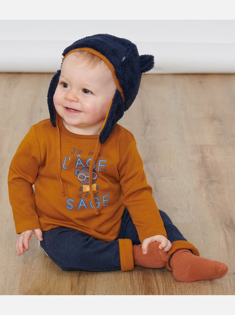 BONNET ILLARIO MAILLE BEBE Bleu - Kiabi