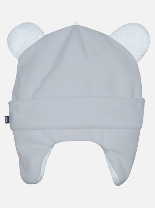 BONNET IRMINO VELOURS DOUX BEBE - Kiabi