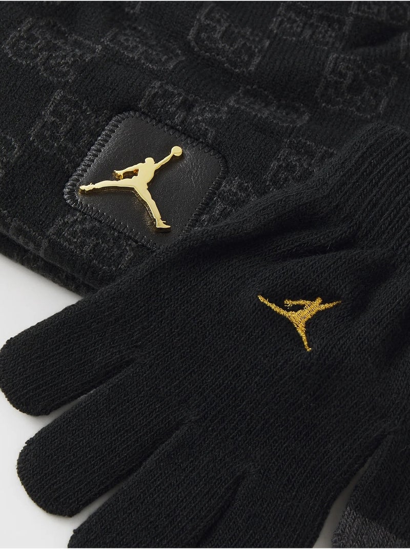 Bonnet Jordan 2 pièces Noir - Kiabi