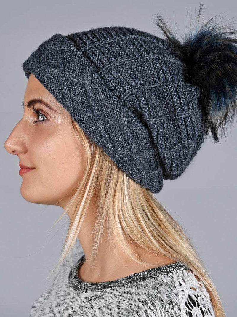 Bonnet Komin - Made in UE Bleu marine - Kiabi
