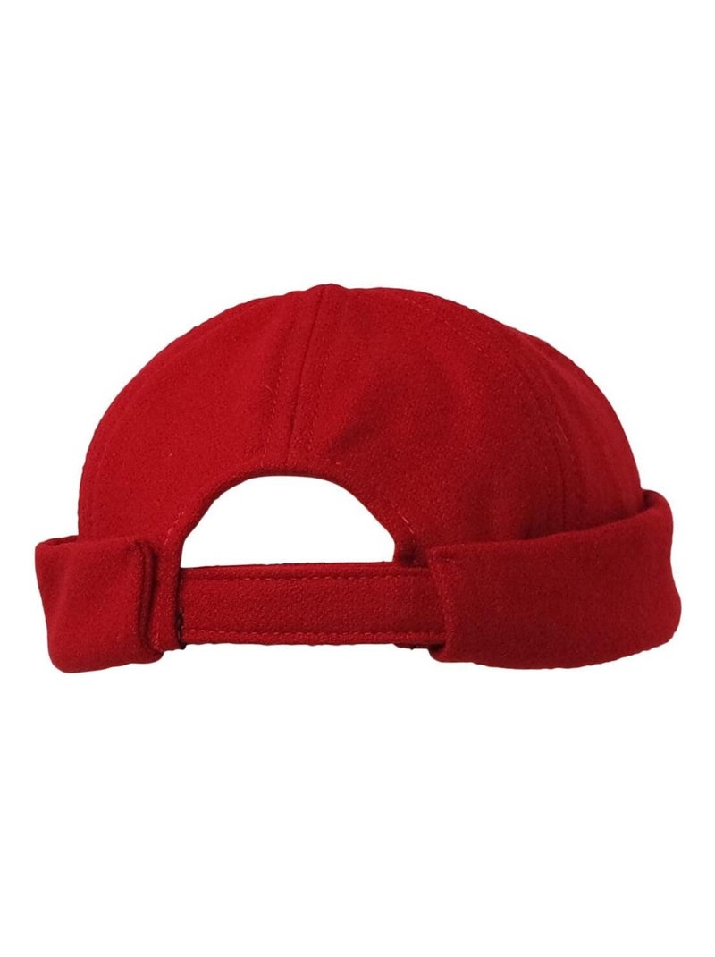 Bonnet laine marin Rouge - Kiabi
