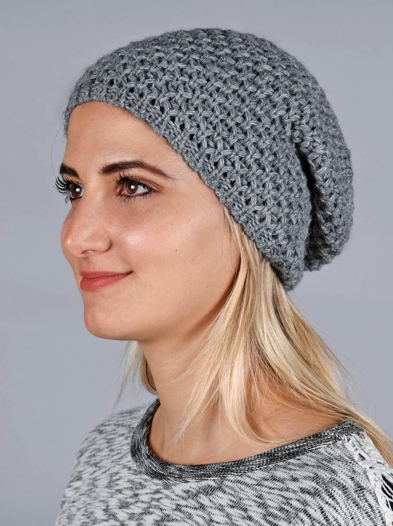 Bonnet long Layra - Made in UE gris anthracite - Kiabi