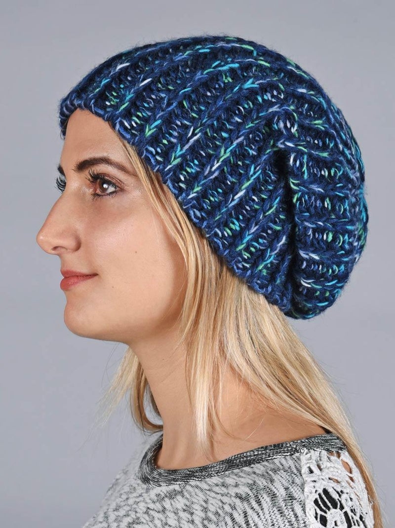 Bonnet long Leana - Made in UE Bleu marine - Kiabi