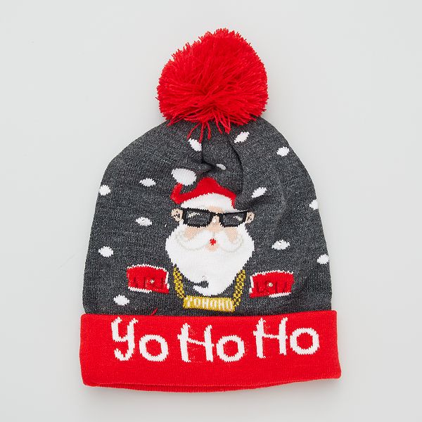 Bonnet Lumineux Noel Homme Anthracite Rouge Kiabi 8 00 Bonnet Lumineux Noel Homme Anthracite Rouge Kiabi 8 00