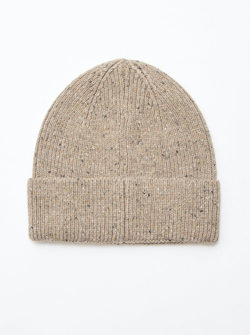 Bonnet maillé fantaisie - Kiabi