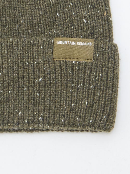 Bonnet maillé fantaisie - Kiabi