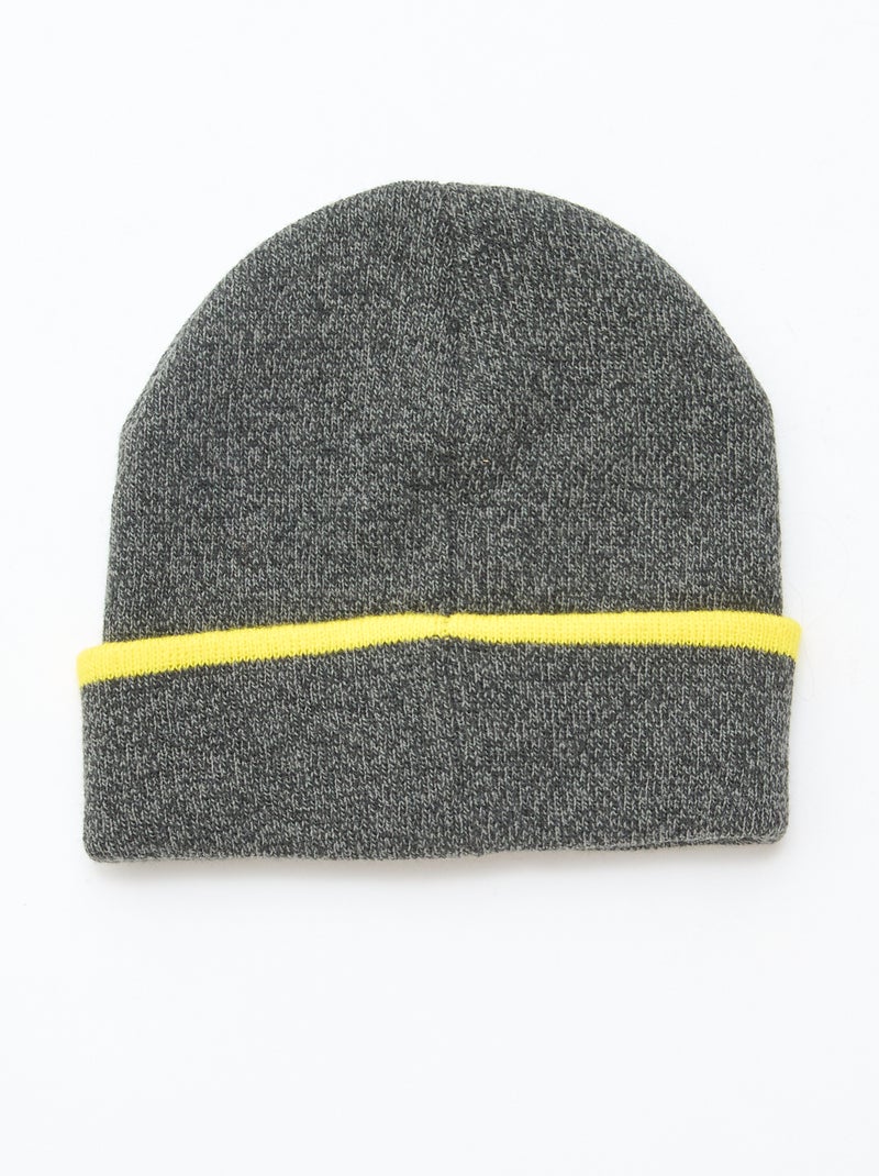 Bonnet maillé 'Pikachu' Noir - Kiabi