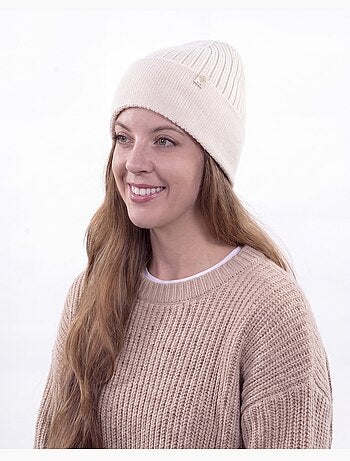 Bonnet maille soft touch taille unique extensible femme