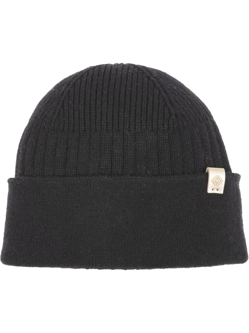 Bonnet maille soft touch taille unique extensible femme isotoner Noir - Kiabi