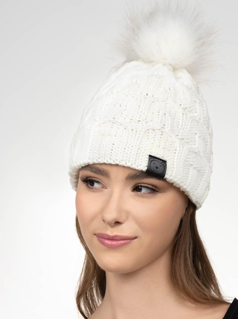 Bonnet Maribel - Made in UE Blanc - Kiabi