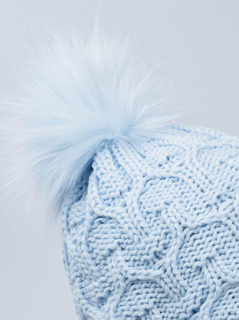 Bonnet Maribel - Made in UE Bleu ciel - Kiabi