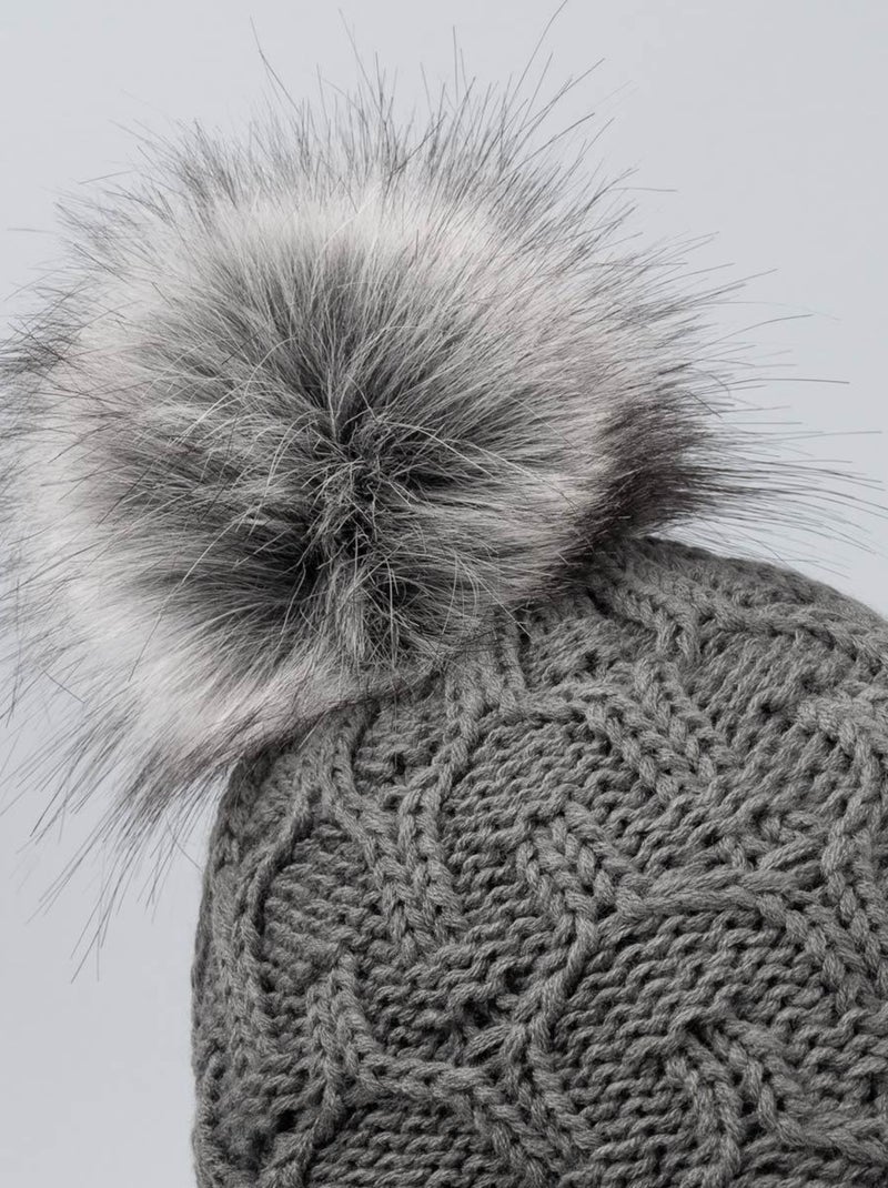 Bonnet Maribel - Made in UE Gris - Kiabi