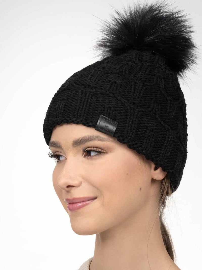Bonnet Maribel - Made in UE Noir - Kiabi