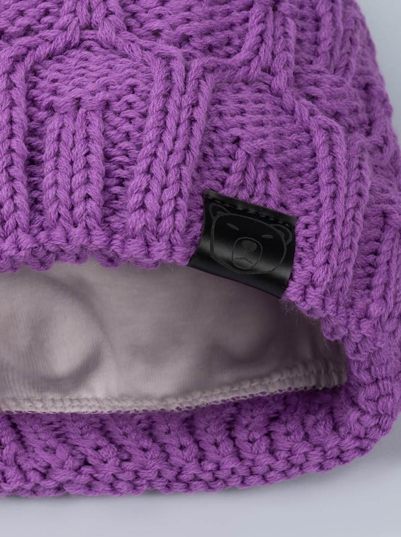Bonnet Maribel - Made in UE Violet - Kiabi