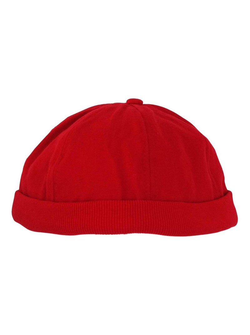 Bonnet marin en coton Rouge - Kiabi