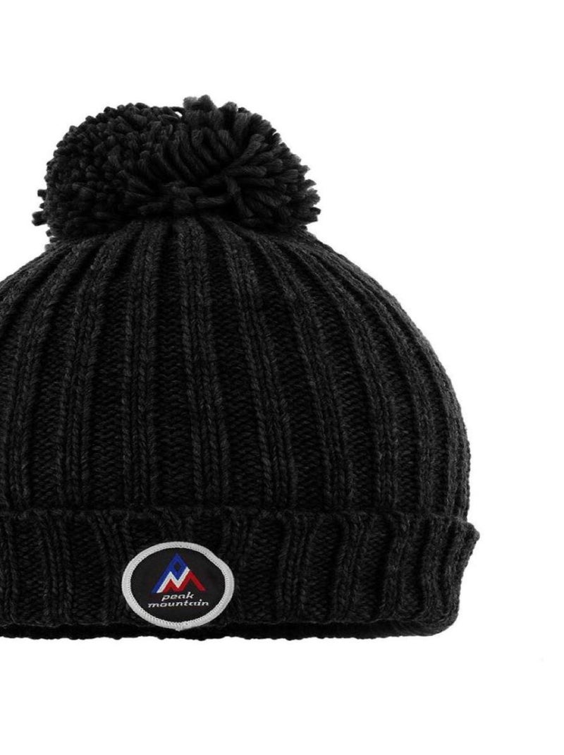 Bonnet MARSO Noir Noir - Kiabi