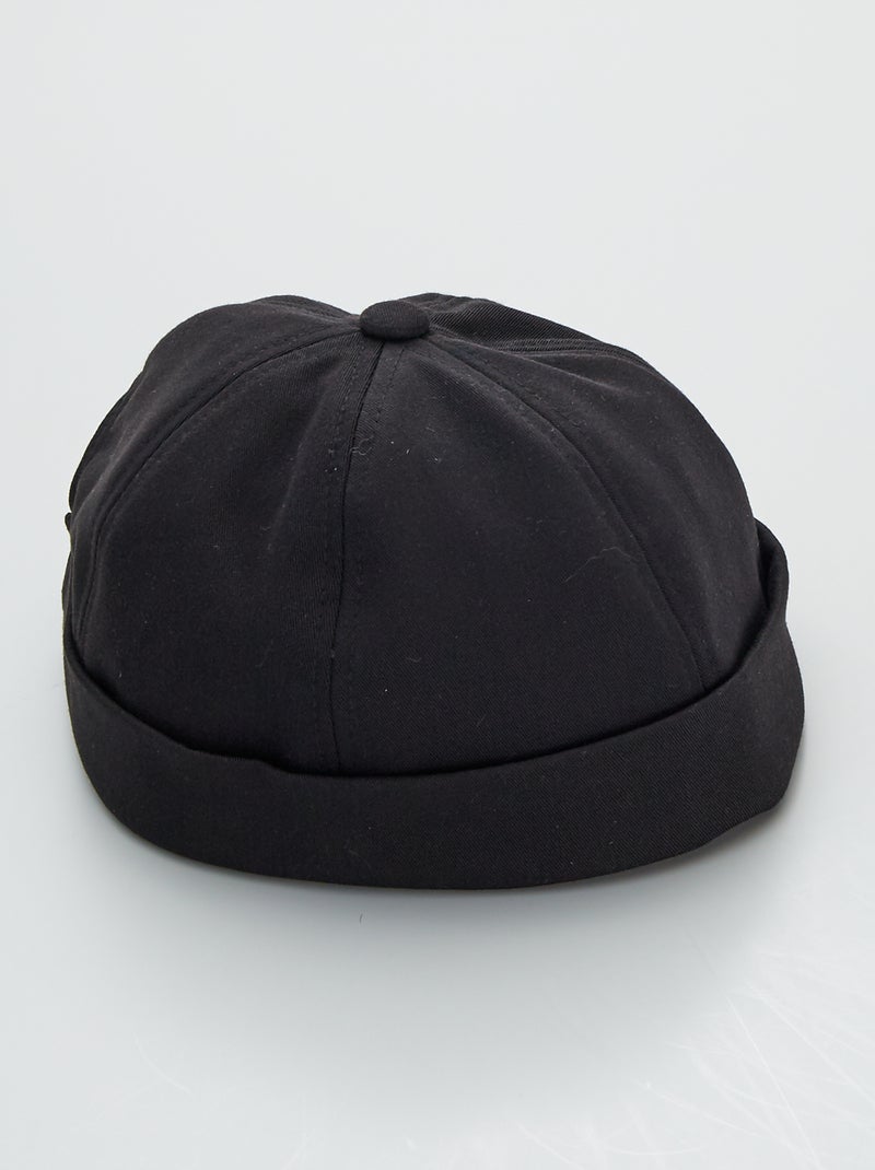 Bonnet miki ajustable noir - Kiabi