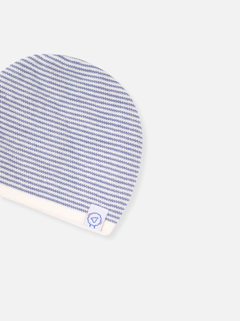 Bonnet Milleraies Blanc Bleu Blanc - Kiabi