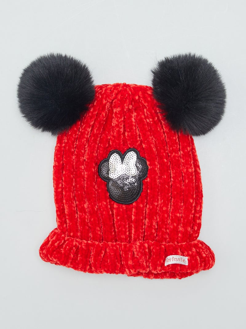 Bonnet 'Minnie' de 'Disney' Rouge - Kiabi