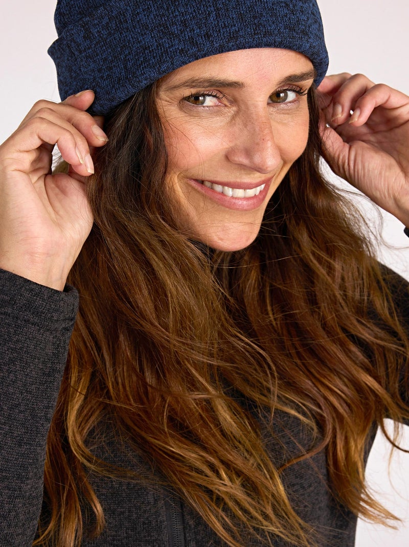 Bonnet mixte Thermolactyl maille polaire  - DamartSport Bleu - Kiabi