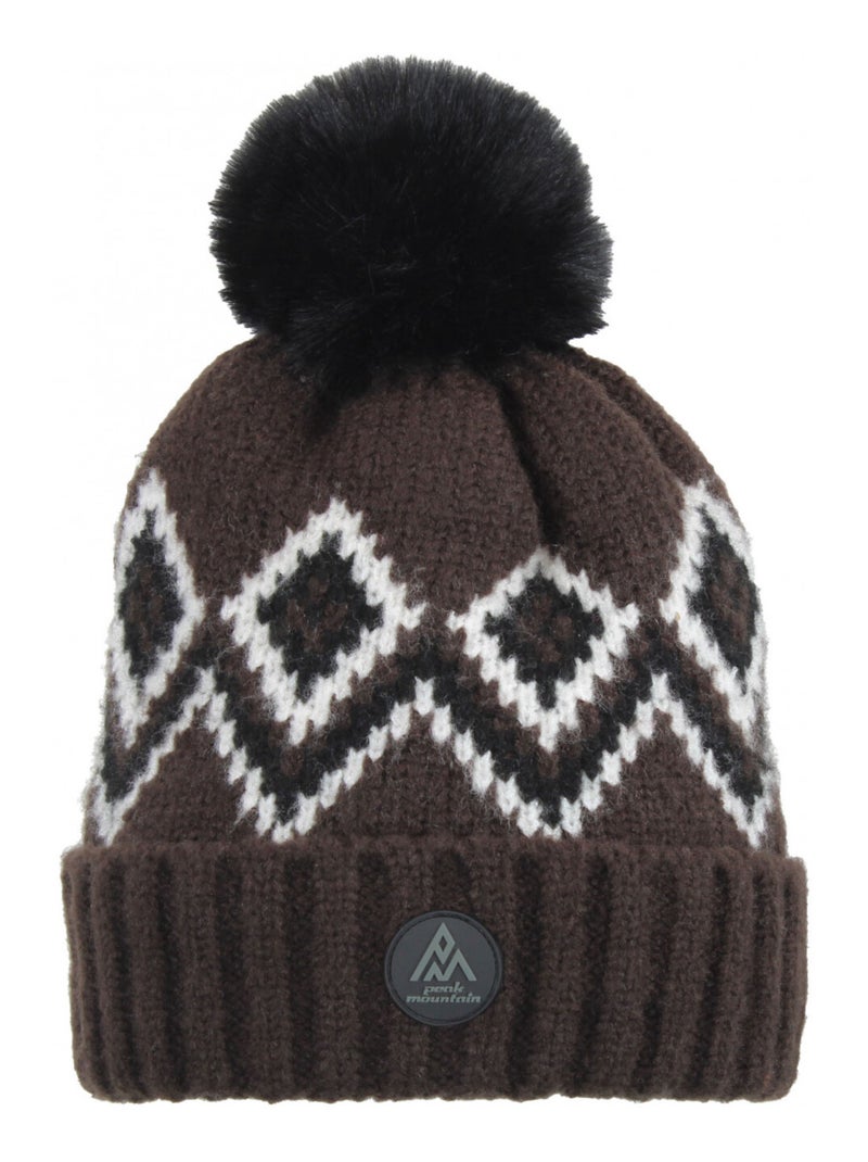 Bonnet MONCEAU - PEAK MOUNTAIN Marron - Kiabi
