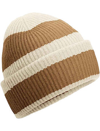 Bonnet motif/style blocs de couleurs - beechfield