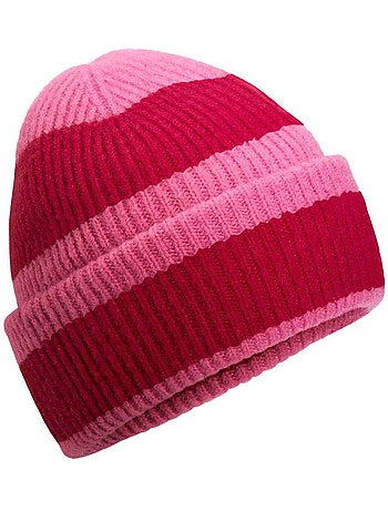 Bonnet motif/style blocs de couleurs - beechfield