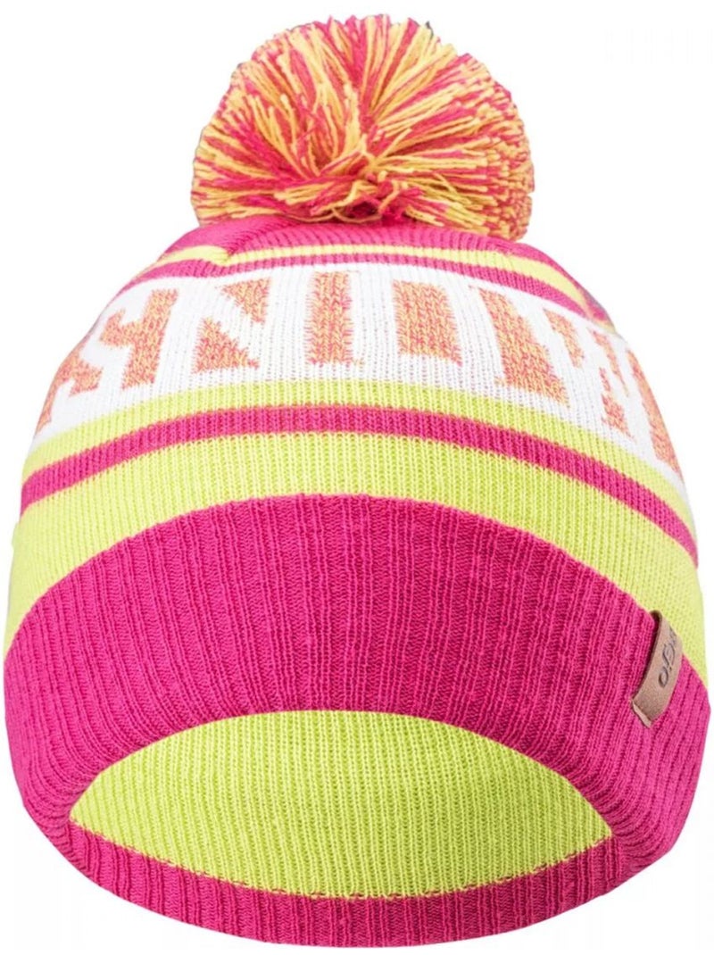 Bonnet motif/style blocs de couleurs barro - bejo Jaune - Kiabi