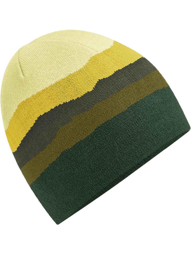 Bonnet motif/style montagne - beechfield Jaune or - Kiabi