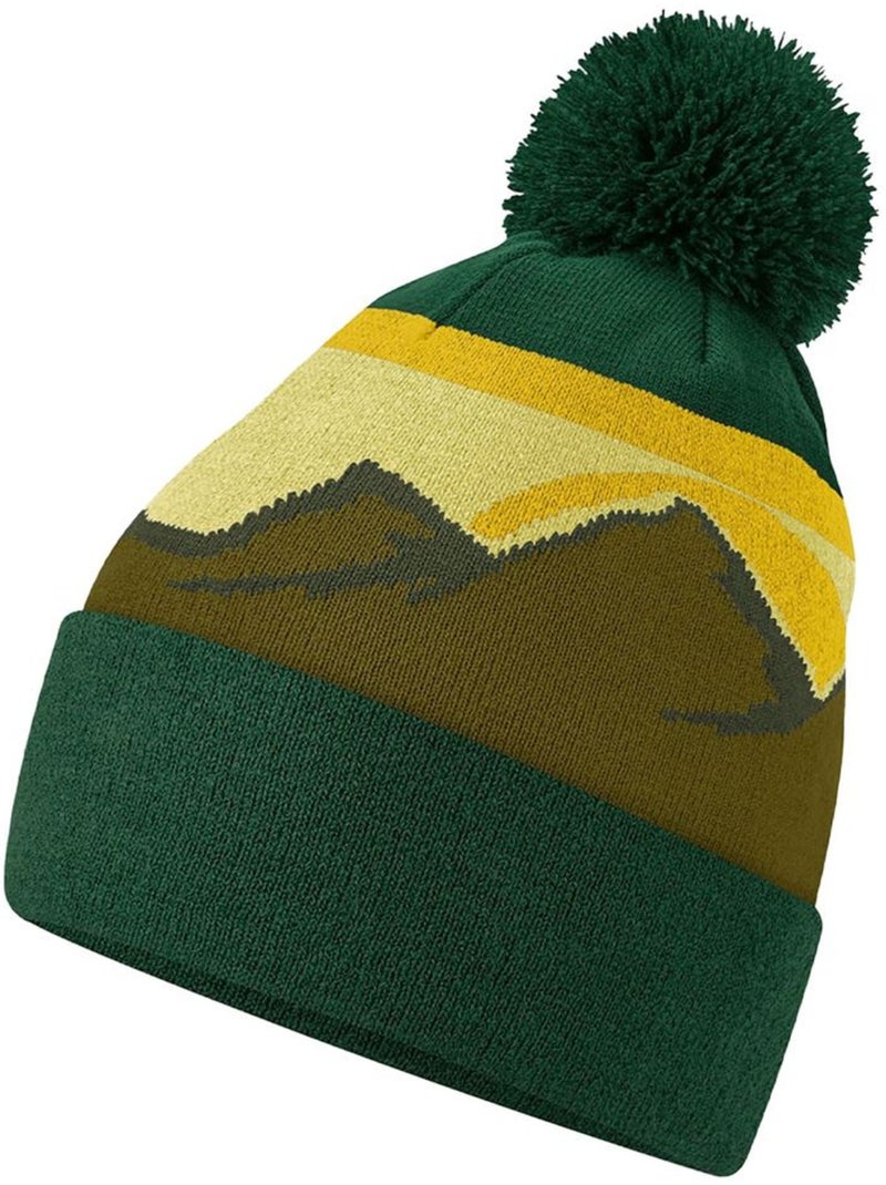 Bonnet motif/style montagne - beechfield Jaune or - Kiabi