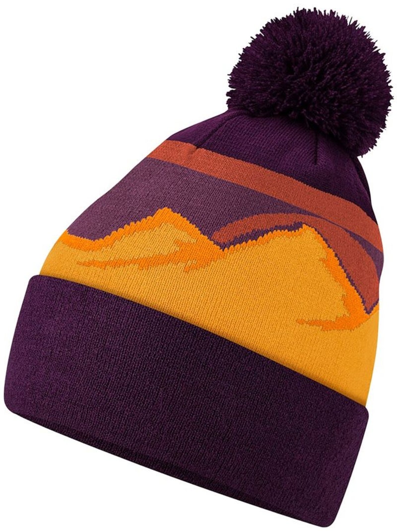 Bonnet motif/style montagne - beechfield Jaune pâle - Kiabi