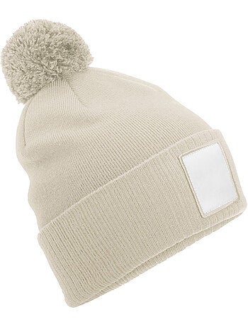 Bonnet motif/style pompon - beechfield