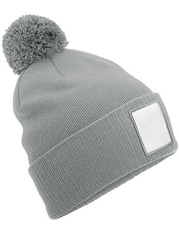 Bonnet motif/style pompon - beechfield