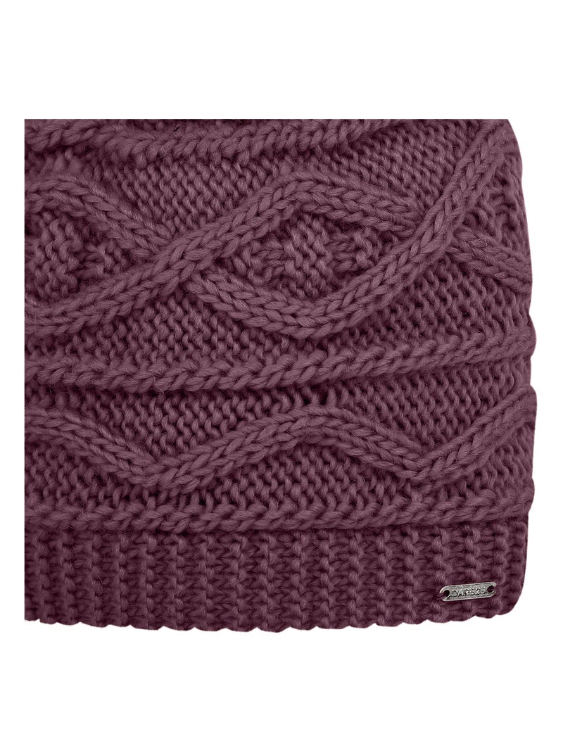 Bonnet motif/style pompon remind - dare 2b Violet figue - Kiabi
