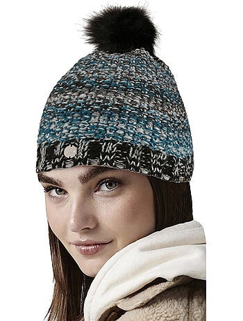 Bonnet motif/style tricoté frosty - regatta