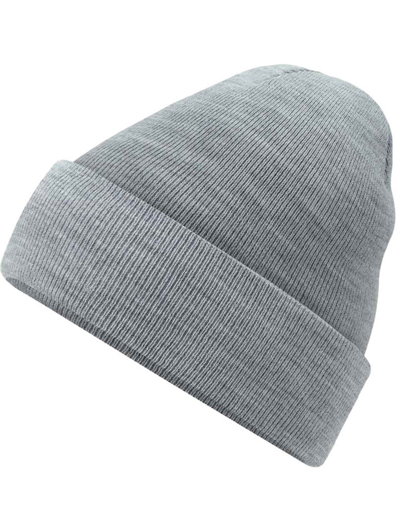 Bonnet motif/style uni original - beechfield Gris - Kiabi