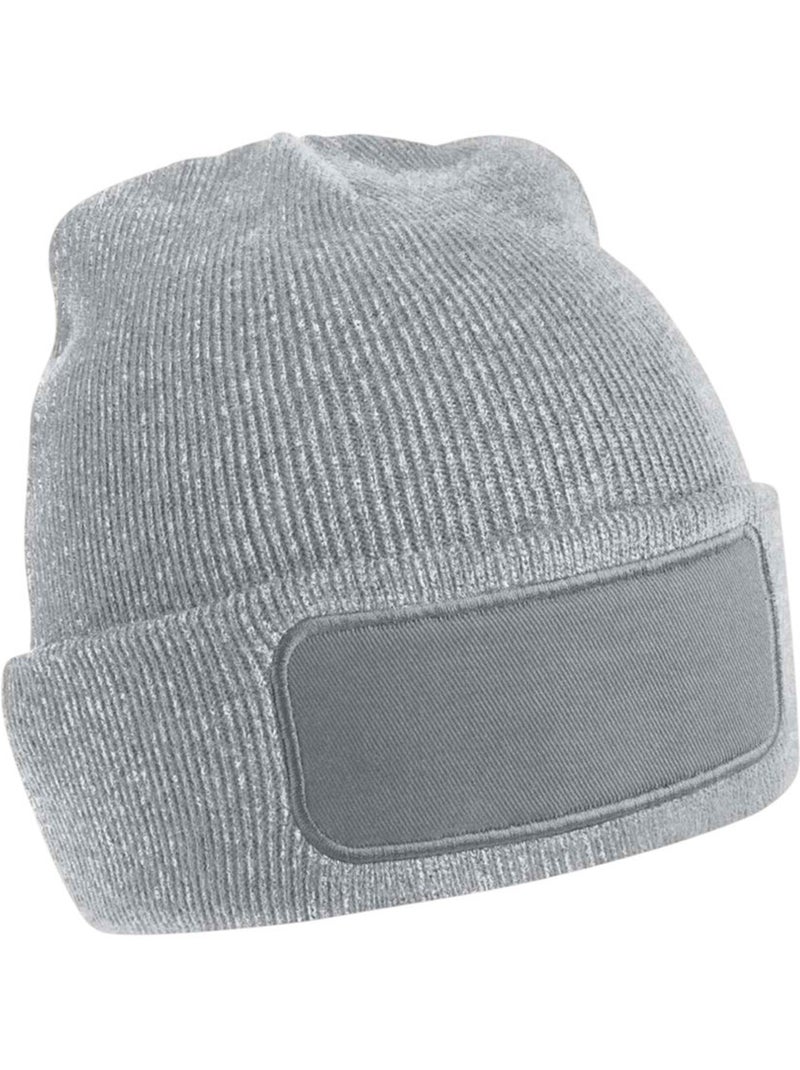 Bonnet motif/style uni printers - beechfield Gris chiné - Kiabi