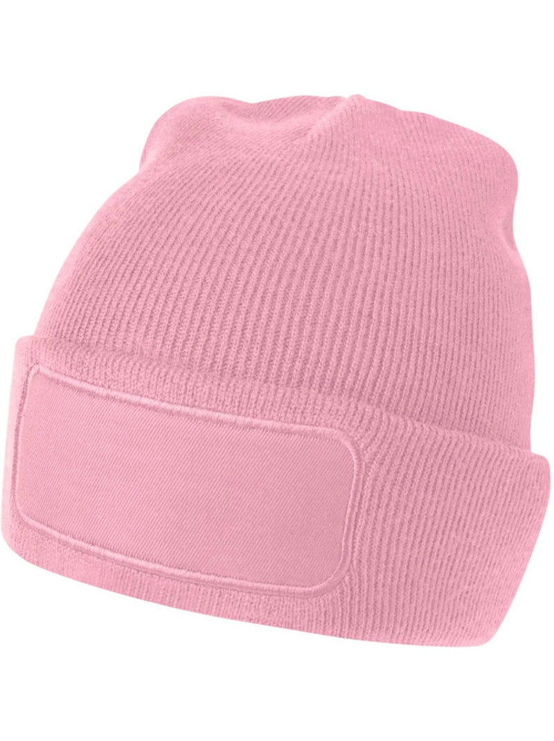Bonnet motif/style uni printers - beechfield Rose clair - Kiabi