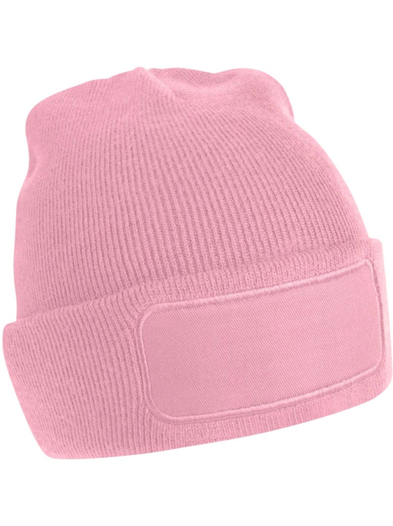 Bonnet motif/style uni printers - beechfield Rose clair - Kiabi