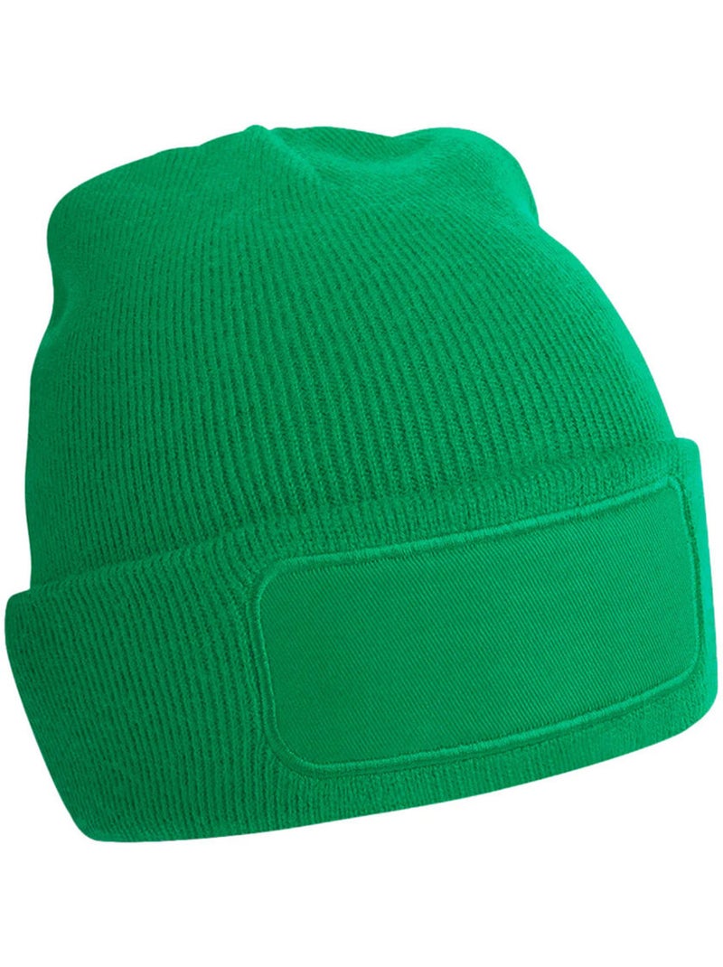 Bonnet motif/style uni printers - beechfield Vert émeraude - Kiabi