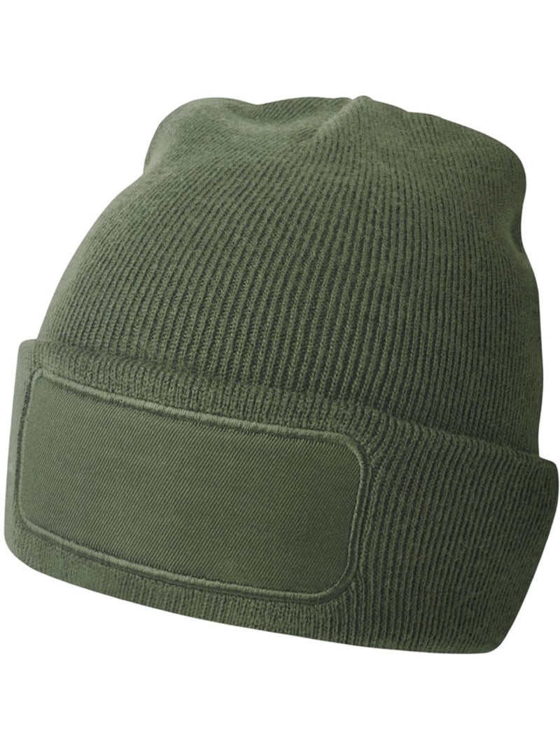 Bonnet motif/style uni printers - beechfield Vert olive - Kiabi